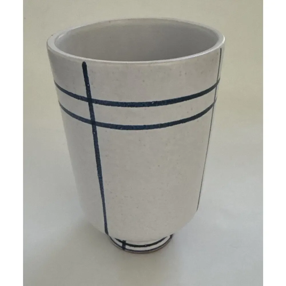Crate‎ and Barrel Tunise Terracotta Vase Made in Portugal Modern MCM